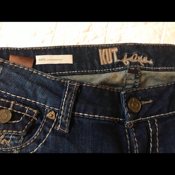 NWOT Kut From The Cloth Kate LowRise Bootcut Jeans - Picture 5 of 6